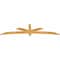 Ekena Millwork Alberta Rough Sawn Timber Gable Bracket, Western Red Cedar, 96"W x 24"H x 2"D x 4"F, 6/12 Pitch GBW096X24X0204ALB00RWR - alternate 4